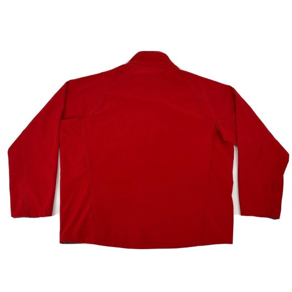 The Ohio State Buckeyes Men's XXL Red‎ Fleece Lined Full Zip Softshell The Oval - Picture 6 of 10